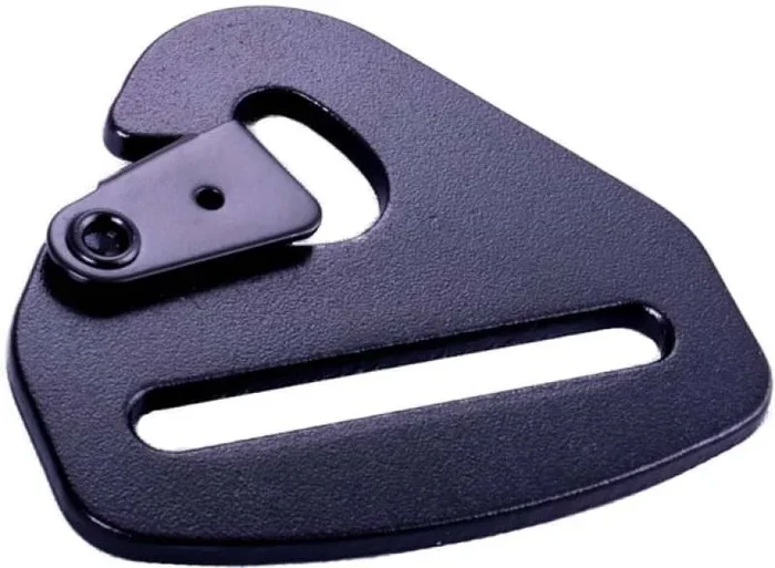 RaceQuip Snap Hook End Seat Belt Mounting Hardware / Fits 2 In. Belts / Forged Steel – Black