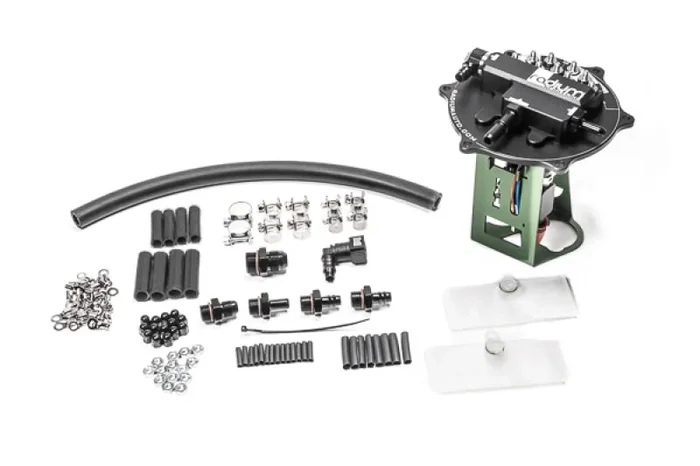 Radium Engineering Mitsubishi EVO 7/8/9 Fuel Hanger Fits AEM 50-1220 / DW440 – Pumps Not Included