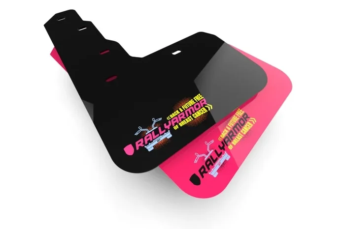 Rally Armor 19-22 Hyundai Veloster N Pink Mud Flap BCE Logo