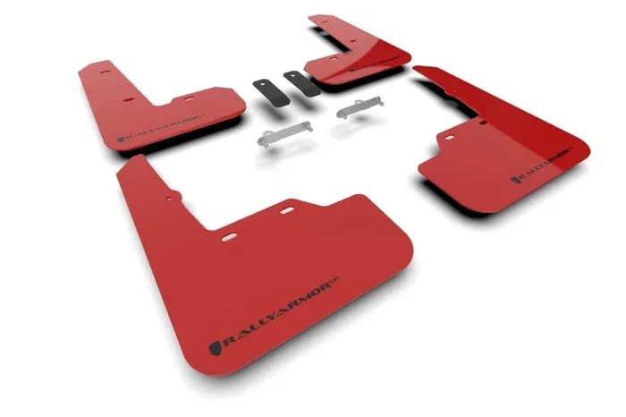 Rally Armor 22-25 Subaru WRX Red UR Mud Flap w/Black Logo2.6 lb