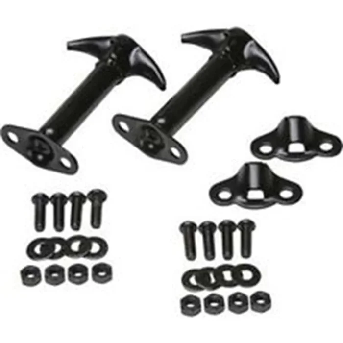 Rampage 1945-1949 Jeep CJ2A Hood Catch Kit – Black