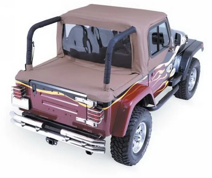 Rampage 1992-1995 Jeep Wrangler(YJ) Cab Soft Top And Tonneau Cover – Spice Denim