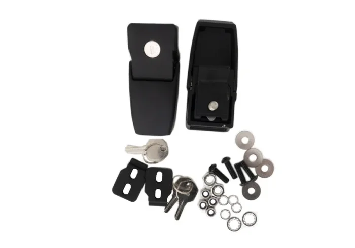 Rampage 2018-2019 Jeep Wrangler(JL) Sport 2-Door Locking Hood Catches – Black2.5 lb