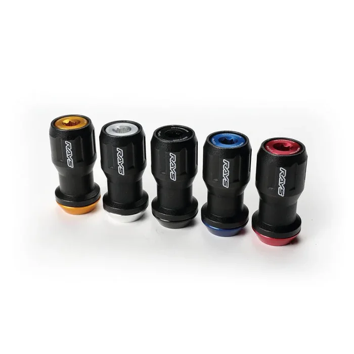 Rays 14×1.50 Formula FN-II Lug Nut Set 20 Special Lugs – Red/Black