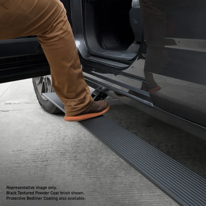 RealTruck 23-24 Toyota Sequoia Sport (Ex. Hybrid) VoltStep Electric Running Board Kit – Tex. Bk66.0 lb