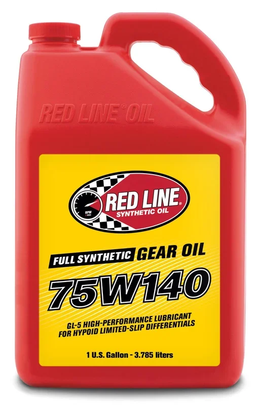 Red Line 75W140 GL-5 Gear Oil – Case of 4 1 Gallon 57915