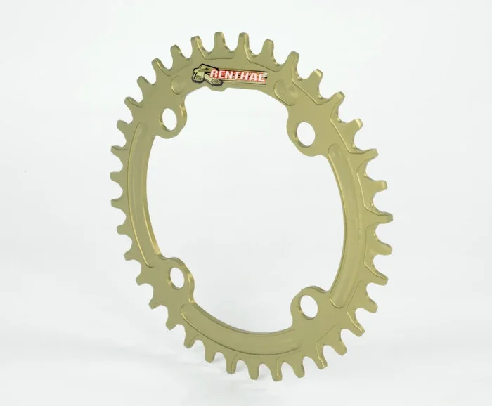 Renthal 1XR Chainring 96 mm. BCD 36T – Hard Anodized Aluminum Gold