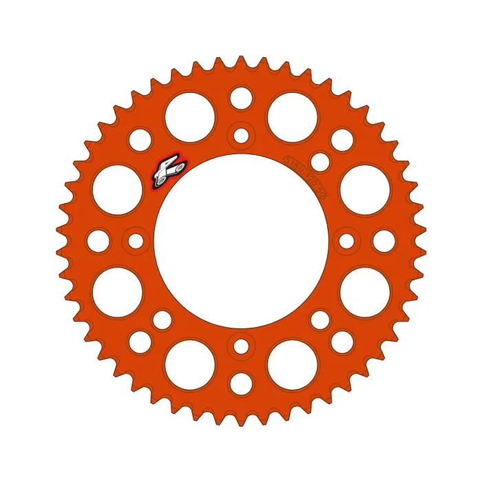 Renthal 2025 KTM 65 Rear Chain Wheel – Orange 420-47GP Teeth