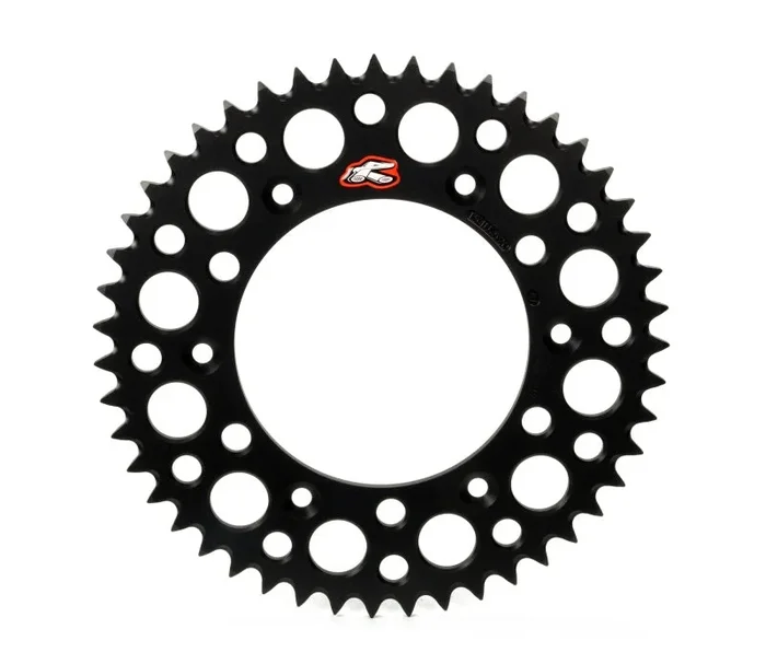 Renthal 84-24 Honda CR 125R-500R/CRF 450L/250R/450RL/RX/X Rear Grooved Sprocket – Blk 520-51P Teeth