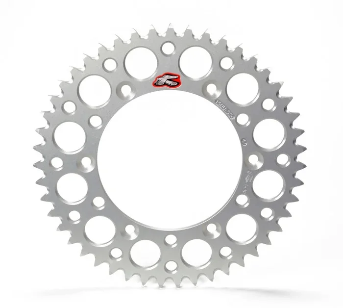 Renthal 89-06 Yamaha YFZ 350 Banshee/ YFM 660 Raptor Rear Grooved Sprocket – Silver 520-42P Teeth