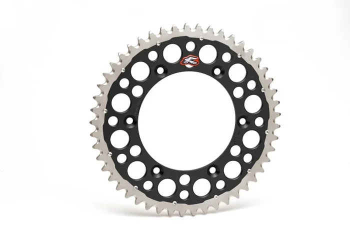 Renthal 92-24 Honda CR125R/250R/500R/ CRF250R/X/450R/RWE/RX Rear Twinring – Black 520-49P Teeth