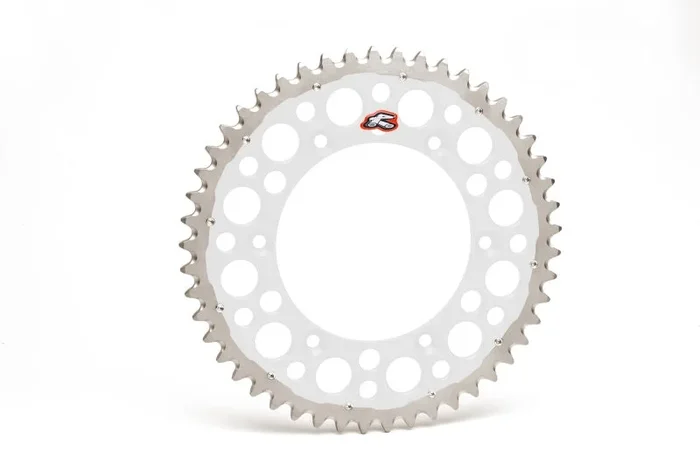 Renthal 96-18 Honda CR250R/ CRF150/250R/450R/X/ XR 250R/650RRear Twinring – Silver 520-48P Teeth