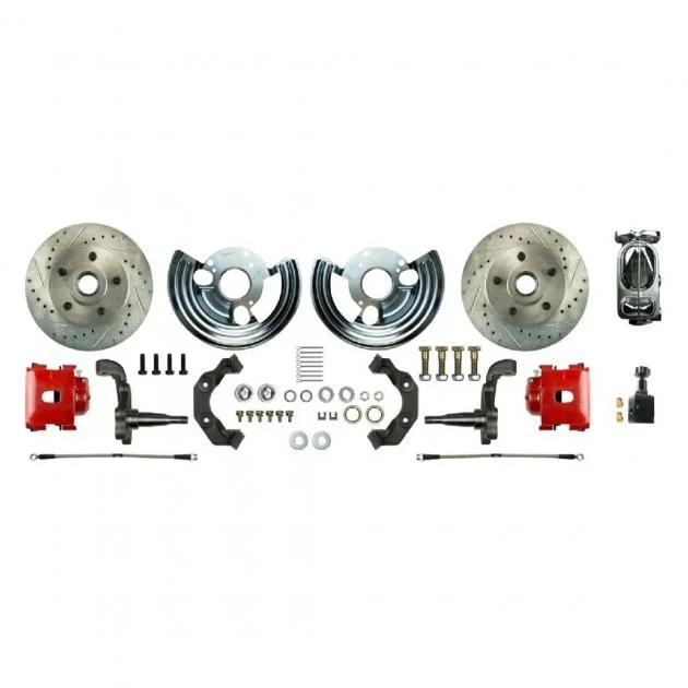 Right Stuff 1962-74 Mopar B/E-Body, Front Manual Disc Brake Conversion Kit MDC62SDZX