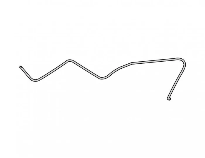 Right Stuff 1967 AMC W/V8 & 2bbl, Pre-Bent Stainless Steel Distributor Vacuum Line JDV6701S
