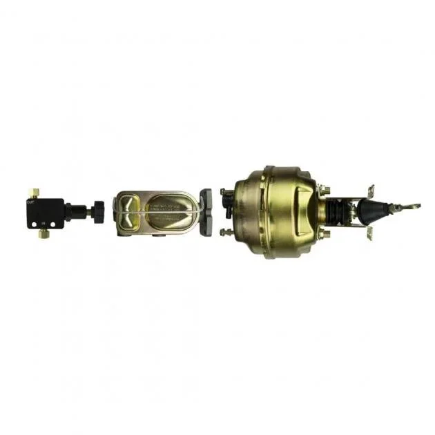 Right Stuff Disc front / Disc rear Mopar 8″ dual booster, master cylinder With mounting brackets and adjustable proportioning valve G80011501