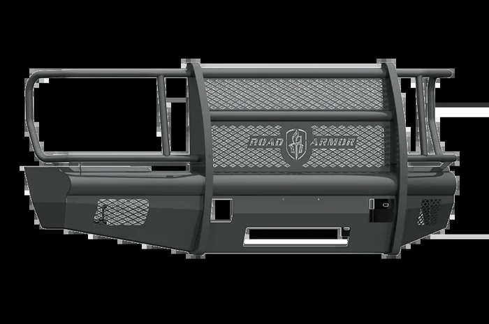 Road Armor 08-10 Ford F-250 Vaquero Front Non-Winch Plate – Tex Blk