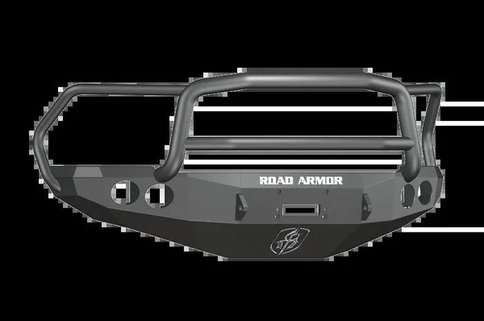 Road Armor 10-18 Ram 2500 Stealth Front Winch Bumper w/Lonestar Guard – Tex Blk