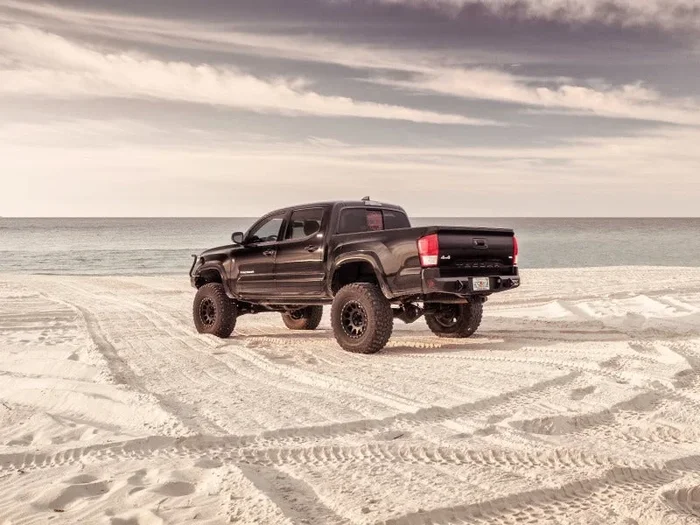 Road Armor 16-20 Toyota Tacoma Stealth Rear Winch Bumper – Tex Blk