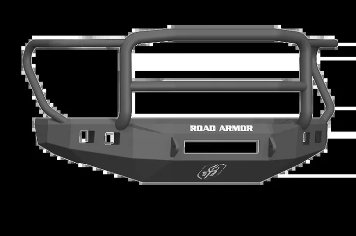 Road Armor 17-20 Ford F-250 Stealth Front Bumper w/Lonestar Guard – Tex Blk
