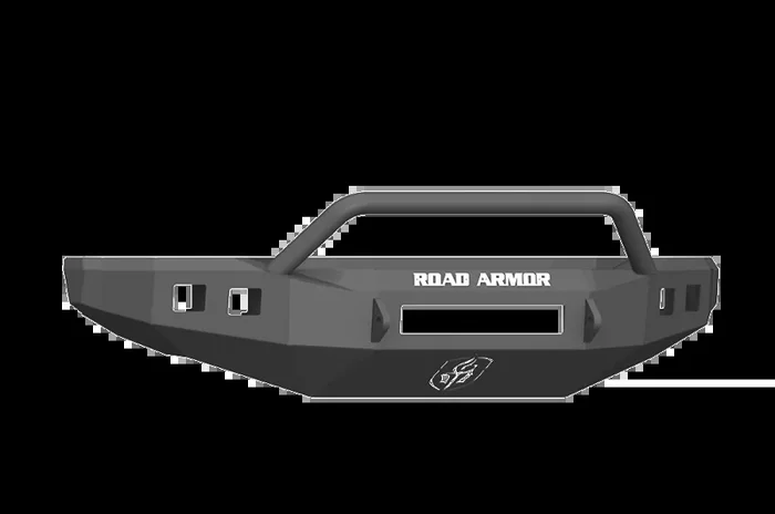 Road Armor 17-20 Ford F-250 Stealth Wide Fender Flare Front Bumper w/Pre-Runner Guard – Tex Blk
