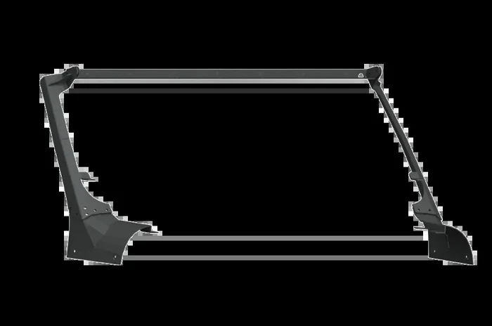 Road Armor 18-20 Jeep Wrangler JL Stealth A-Pillar Light Mounts 51.5in w/Lower Mount – Tex Blk