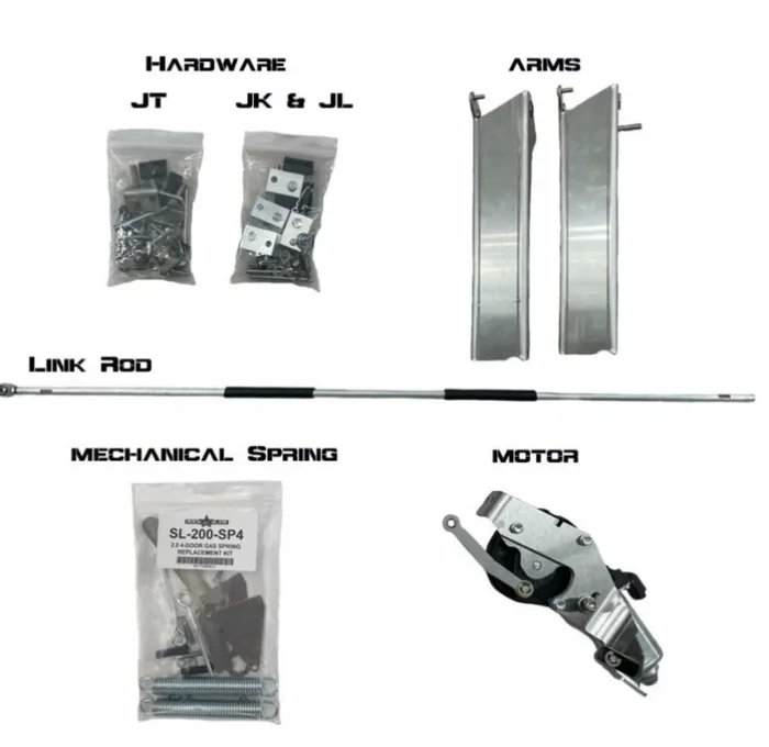 Rock Slide Rebuild Kit for Gen2 Step Sliders – JT 4 Door Driver Side