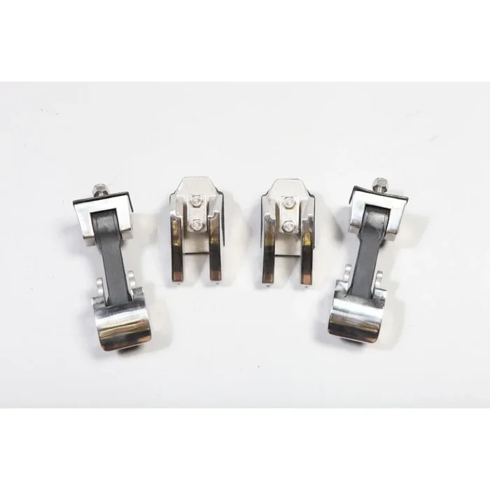 Rugged Ridge 07-18 Jeep Wrangler Stainless Steel Hood Catch Set