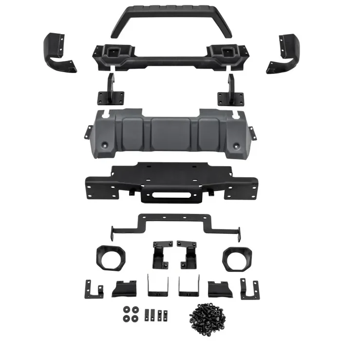 Rugged Ridge 18-21 Jeep Wrangler/Gladiator (JL/JT) Venator Modular Bumper – Black