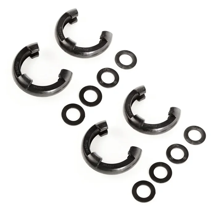 Rugged Ridge 3/4in Black D-Ring Isolator Kit1.1 lb
