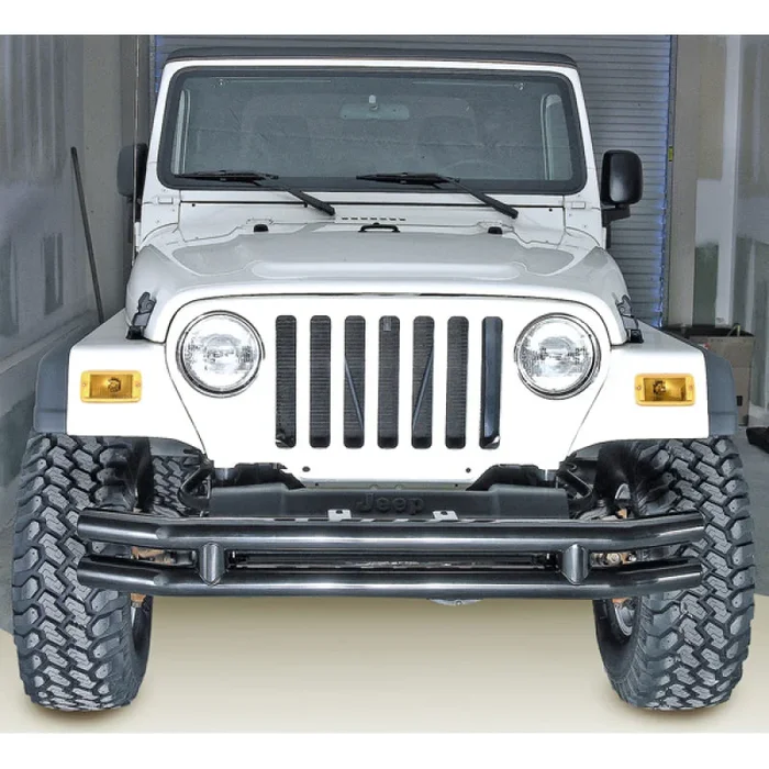 Rugged Ridge 3in Double Tube Bumper 76-06 Jeep CJ / Jeep Wrangler25.7 lb