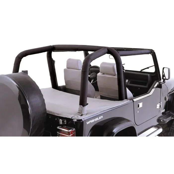 Rugged Ridge Roll Bar Cover Kit Black Denim 97-02 Jeep Wrangler2.2 lb