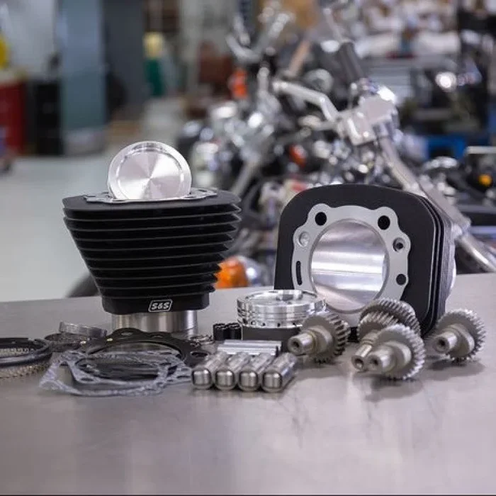 S&S Cycle 00-21 Sportster Models 883cc to 1200cc Hooligan Kit – Wrinkle Black