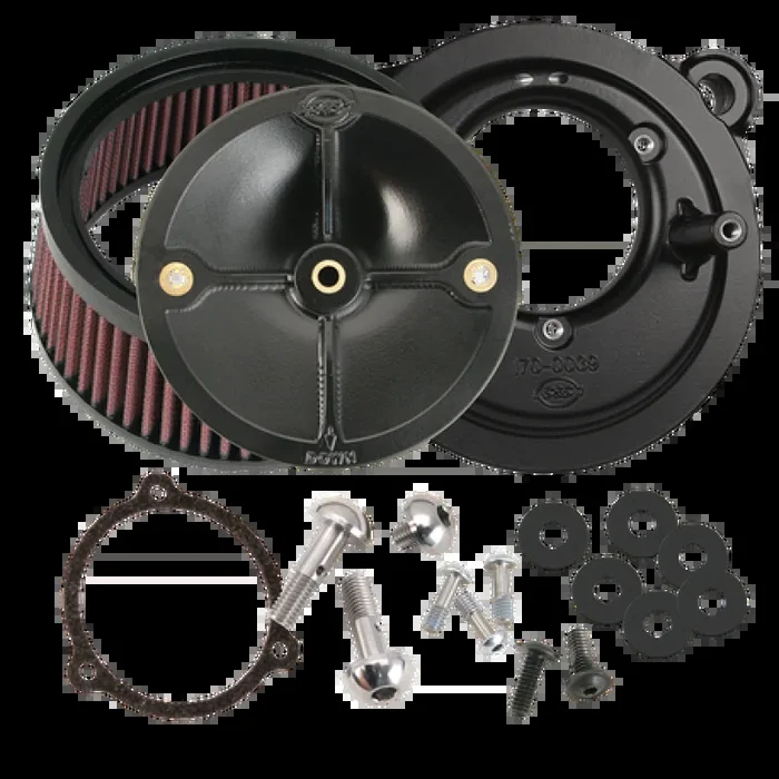 S&S Cycle 2008 Touring Stealth Air Cleaner Kit w/o Cover