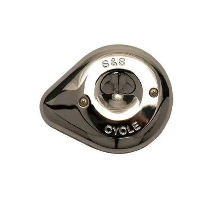 S&S Cycle Mini Teardrop Air Cleaner Cover For All Stealth Applications – Chrome