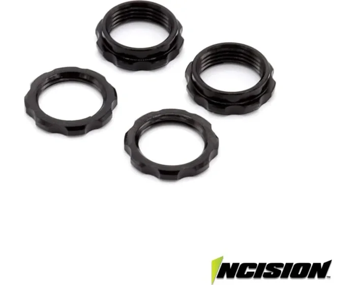 S8E Machined Spring Collars – Black