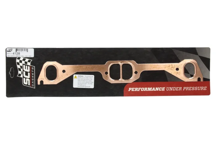 Sce Gaskets Pontiac D-Port Copper Exhaust Gasket Set