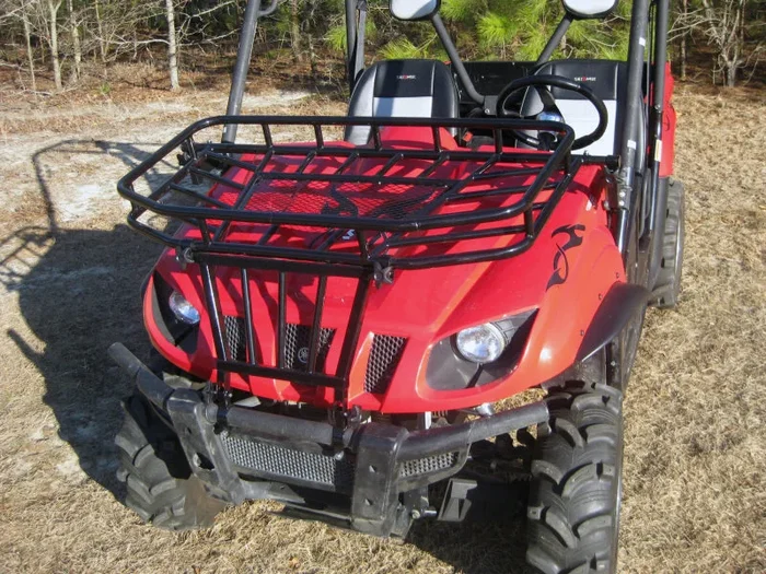 Seizmik 06-12 Yamaha 450-700 Rhino Universal Hood Rack – Black