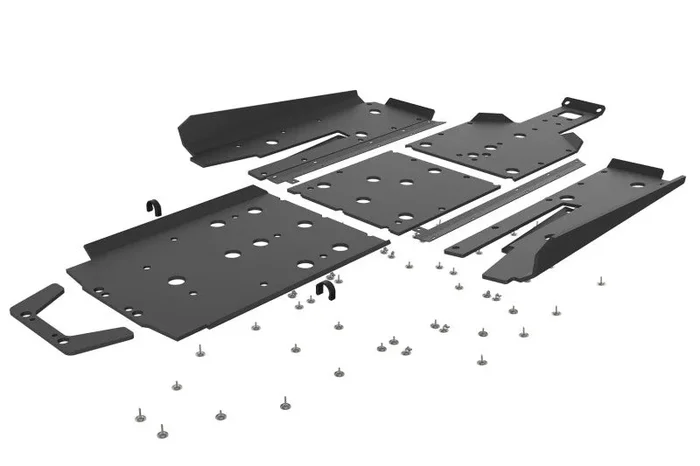 Seizmik 20-21 Polaris RZR Pro XP UHMW Skid Plate w/Rock Slider Kit – Black