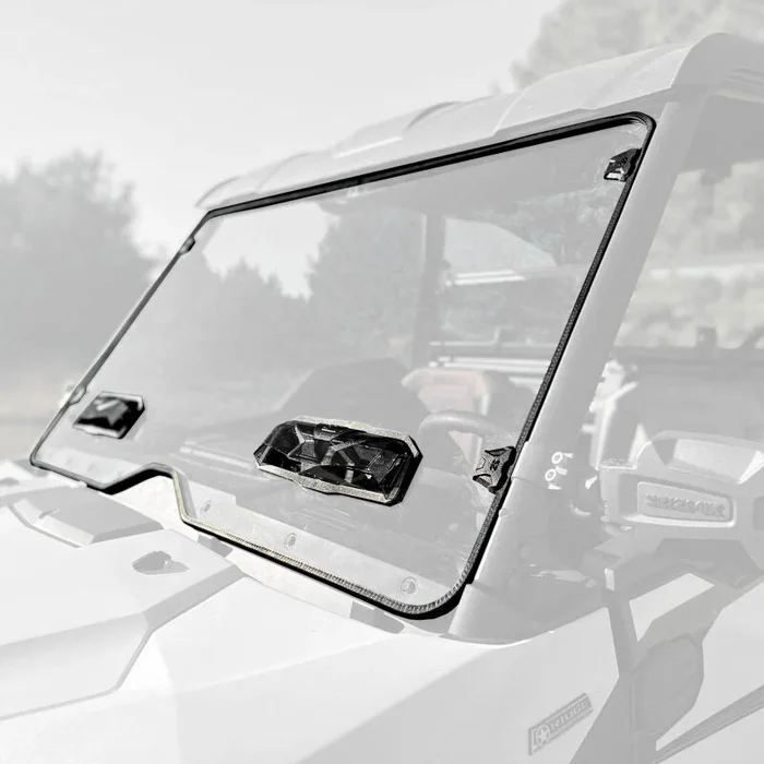 Seizmik 24+ Kawasaki Ridge Ranch Tool Less Windshield – Hardcoated