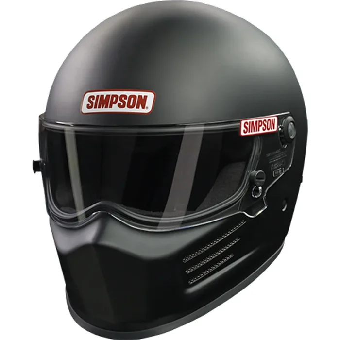 Simpson Safety Helmet Super Bandit Medium Flat Black SA2020