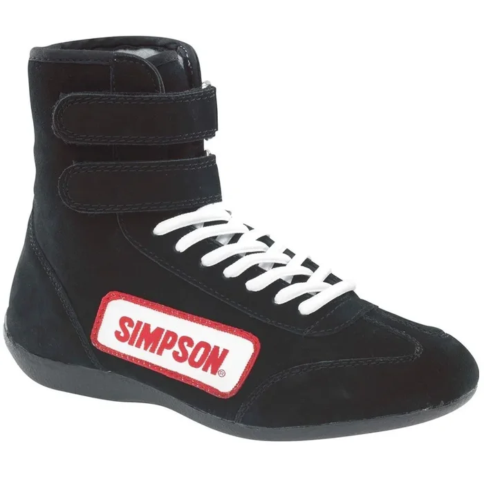Simpson Safety High Top Shoes 9.5 Black