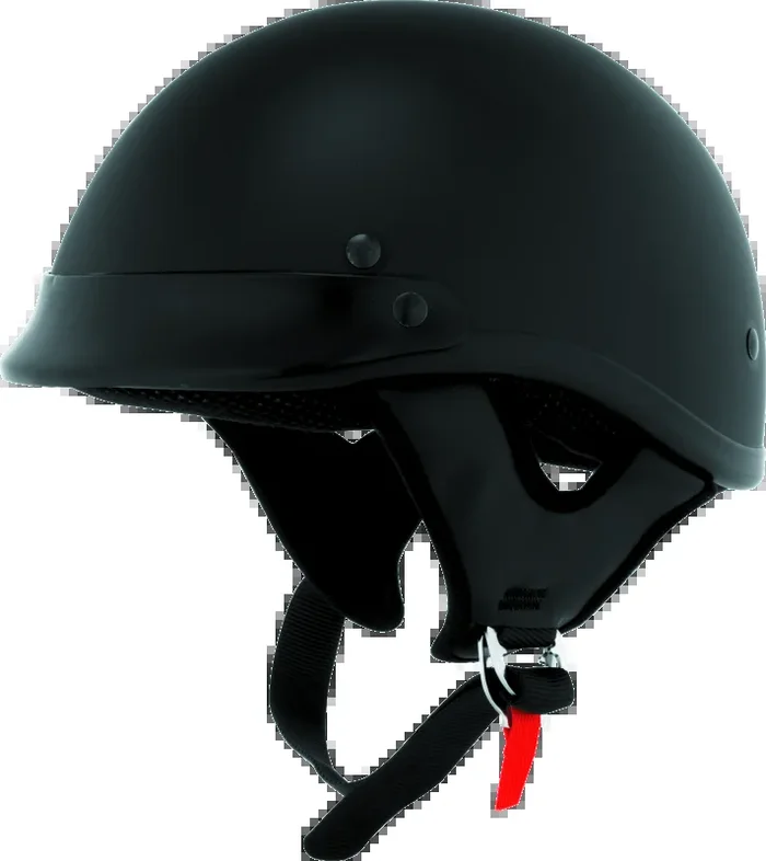 Skid Lids Traditional Helmet Flat Black – Medium2.6 lb