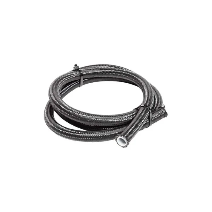 Snow 6AN Braided Stainless PTFE Hose – 5ft (Black)