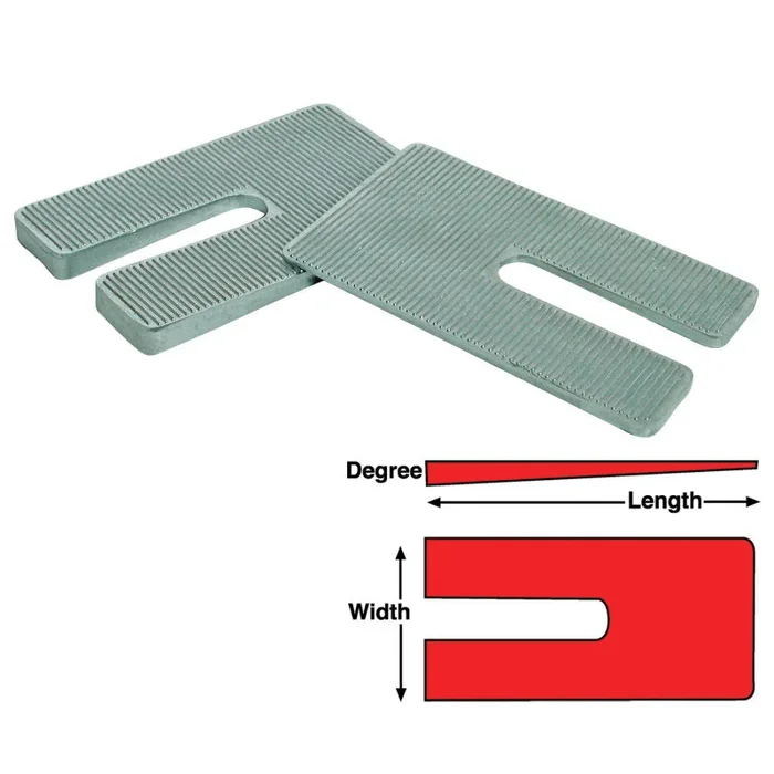 SPC Performance ZINC SHIMS 3.5×6.25×2.5 deg.