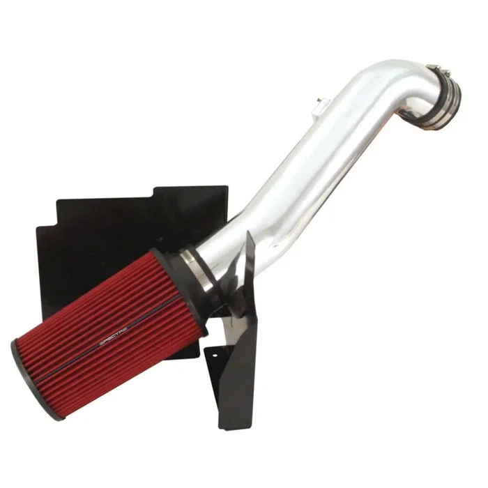 Spectre 01-04 GM Truck V8-6.6L DSL Air Intake Kit – Clear Anodized w/Red Filter