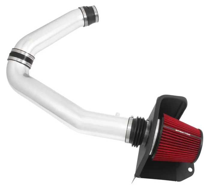 Spectre 11-15 Jeep Grand Cherokee V6-3.6L F/I Air Intake Kit – Polished w/Red Filter