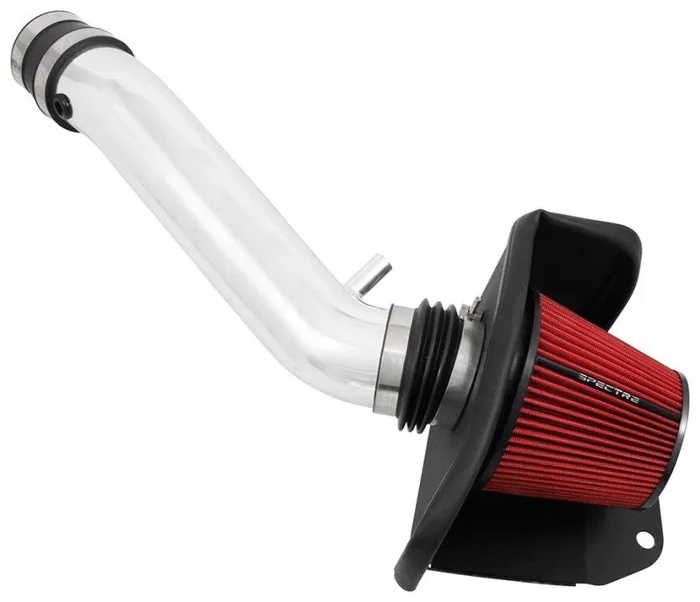 Spectre 16-18 Jeep Grand Cherokee V6-3.6L F/I Air Intake Kit – Polished w/Red Filter