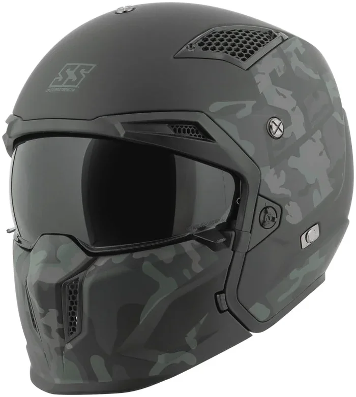 Speed and Strength SS2400 Call 2 Arms Helmet Black/Camouflage – Small