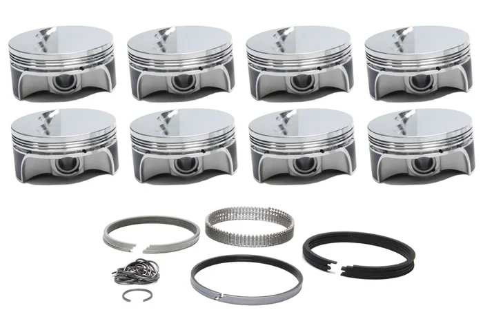 Sportsman Racing Products SBC Flat Top Pro-Series Piston & Ring Set 4.040