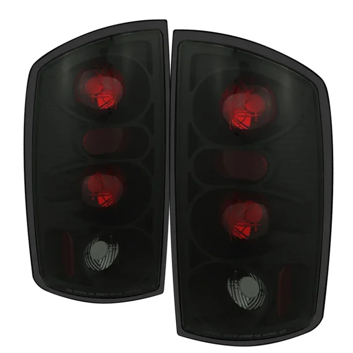 Spyder Dodge Ram 02-06 1500/Ram 2500/3500 03-06 Euro Style Tail Lights Black Smoke ALT-YD-DRAM02-BSM4.9 lb